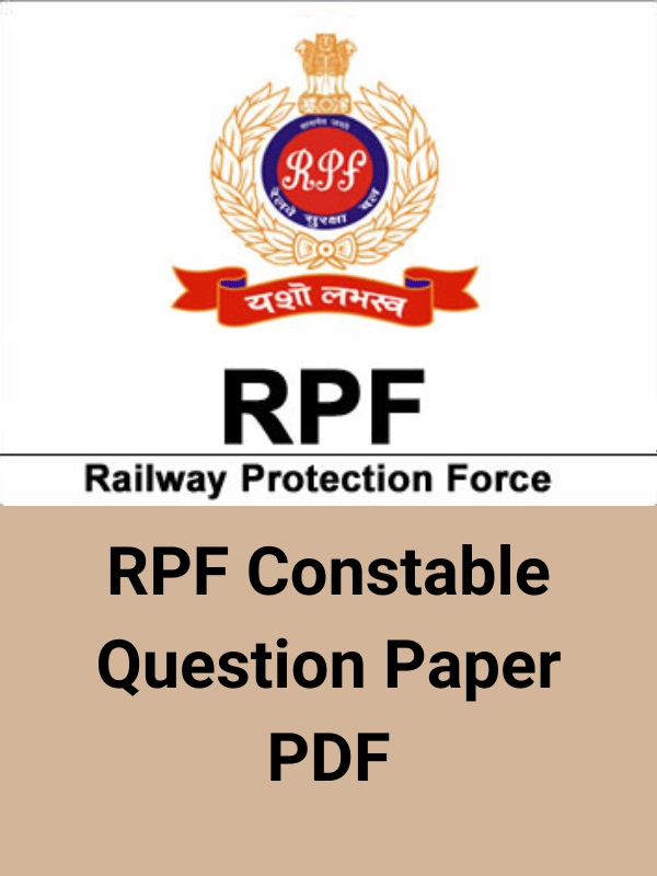 RPF constable question paper PDF